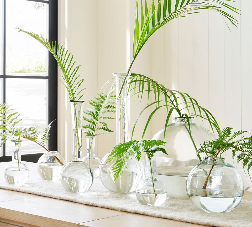 Round Recycled Glass Vases Pottery Barn Australia